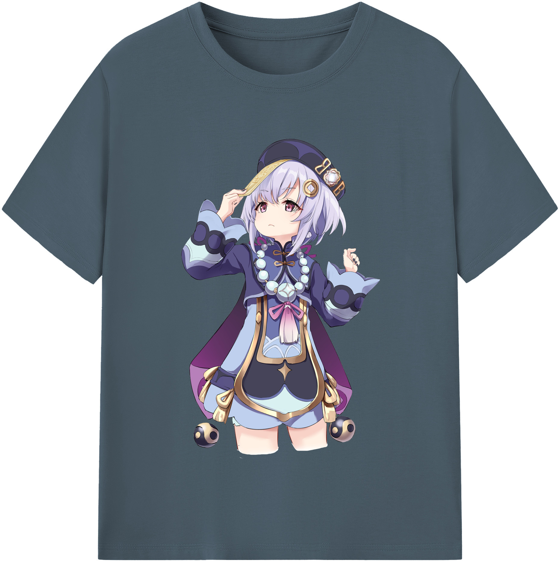 げんし神 七七 なな  genshin Nana 綿100％半袖Tシャツ（フロントプリント）